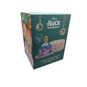 Charmed Aroma Disney Alice In Wonderland Scented Candle Light Up Tray LED